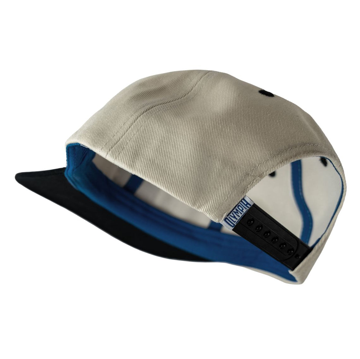 Olympia Supply Co. Juno Patch Snapback Hat Cream - Black