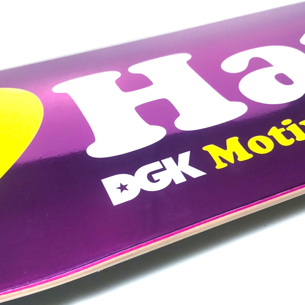 DGK Skateboards Haters Deck 8.06" Purple Foil