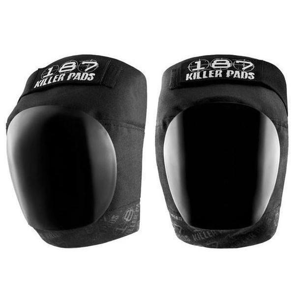 187 Pro Knee Pad Black / Black Text-Black Sheep Skate Shop