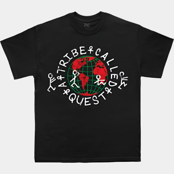 A Tribe Called Quest Global T-Shirt Black-Black Sheep Skate Shop