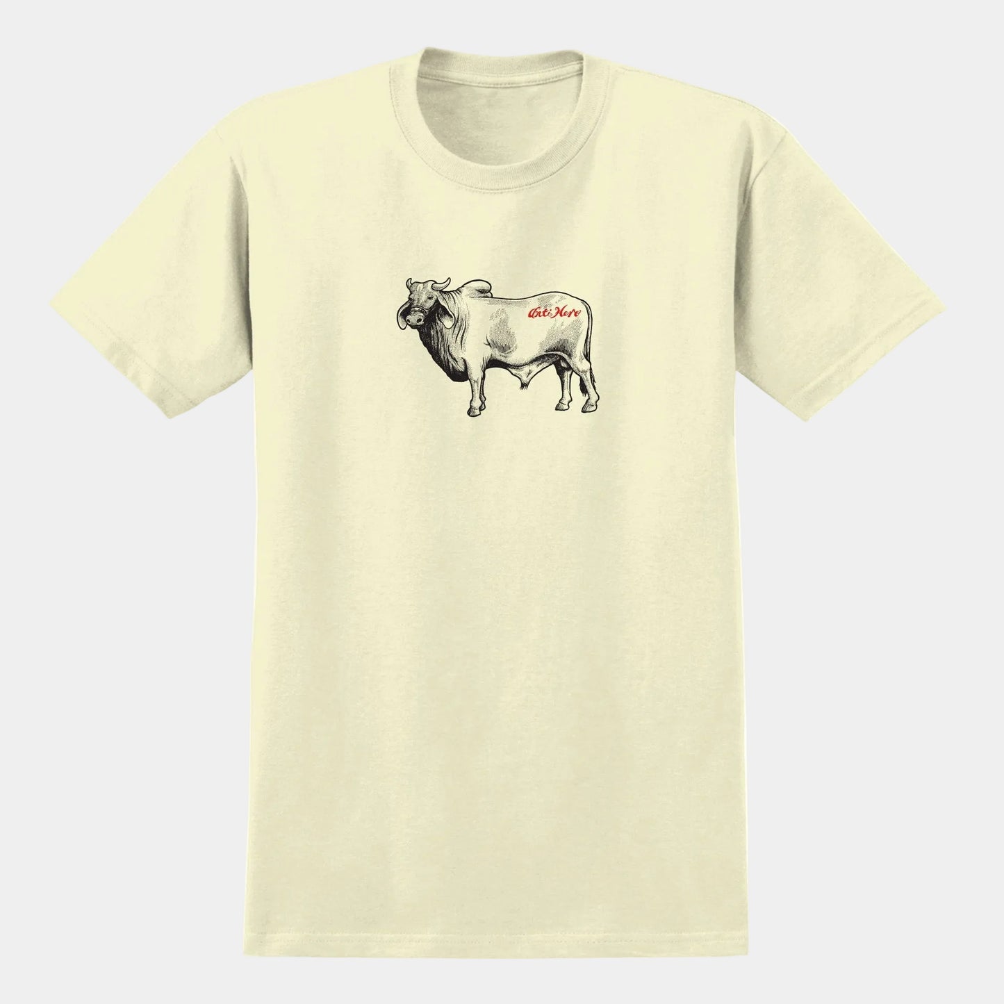 Anti Hero Skateboards Cow T-Shirt Cream