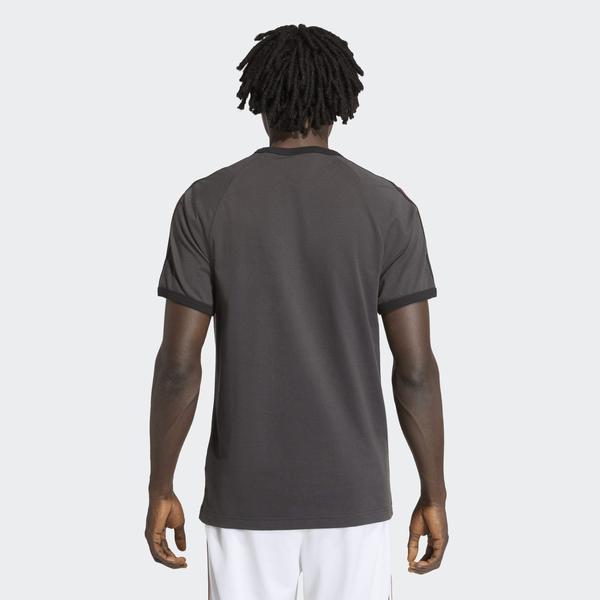 Adidas 3 Stripes Tee Utility Black - Gold - Red-Black Sheep Skate Shop