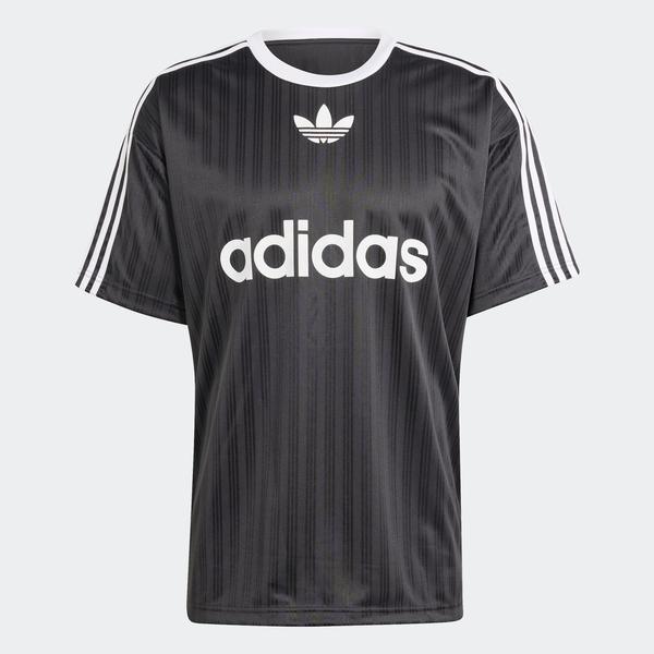 Adidas Adicolor Poly Jersey Tee Black - White-Black Sheep Skate Shop