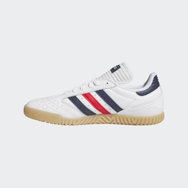 Adidas Busenitz Indoor Super Footwear White - Collegiate Navy - Better Scarlet-Black Sheep Skate Shop