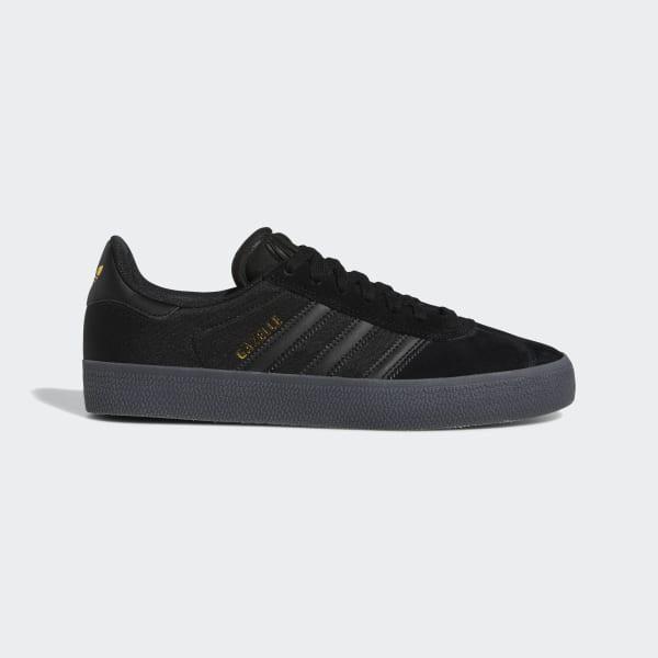 Adidas Gazelle ADV Core Black - Core Black - Metallic Gold-Black Sheep Skate Shop