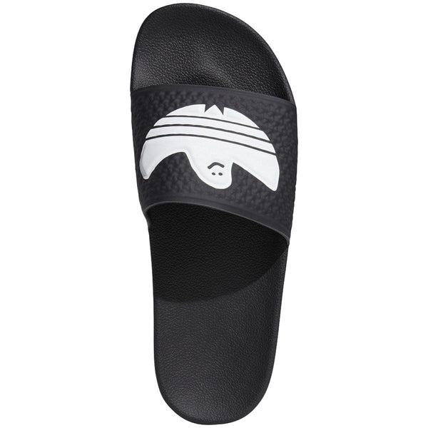 Adidas Mark Gonzales Shmoofoil Slides Core Black - Cloud White - Cloud White-Black Sheep Skate Shop