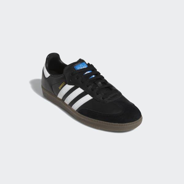 Adidas Samba ADV Core Black - Cloud White - Gold Metallic-Black Sheep Skate Shop