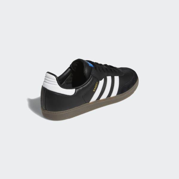 Adidas Samba ADV Core Black - Cloud White - Gold Metallic-Black Sheep Skate Shop