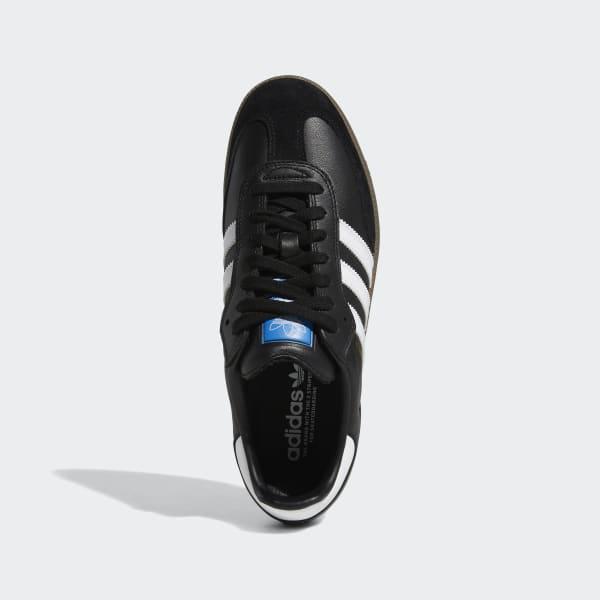 Adidas Samba ADV Core Black - Cloud White - Gold Metallic-Black Sheep Skate Shop