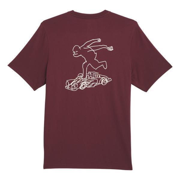 Adidas Skateboarding Shmoofoil Gonz Speedy Tee Shadow Red - Alumina-Black Sheep Skate Shop
