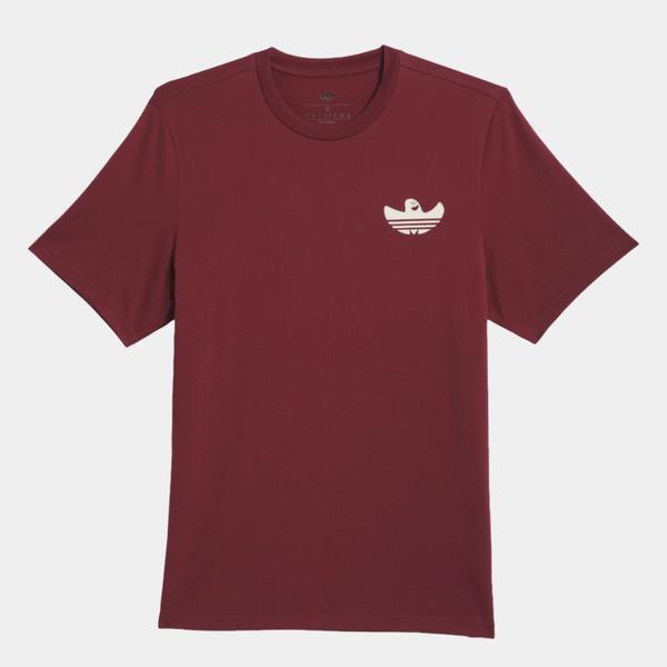 Clothing Adidas California T Shirt Burgundy Adidas Men's Original