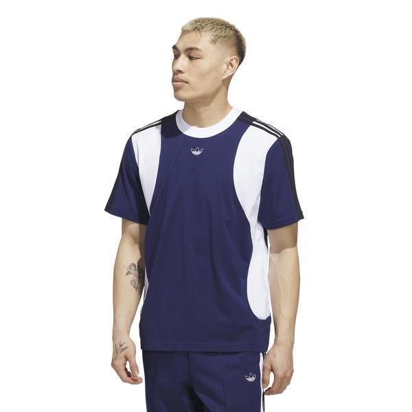 Adidas Skateboarding Tyshawn Tee Dark Blue - White-Black Sheep Skate Shop