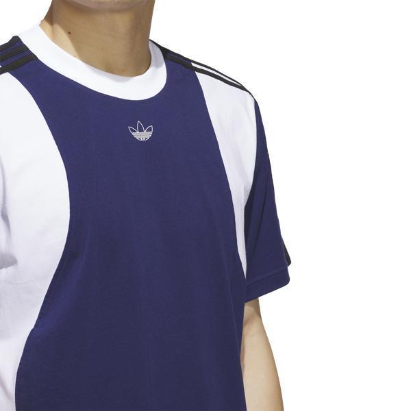 Adidas Skateboarding Tyshawn Tee Dark Blue - White-Black Sheep Skate Shop