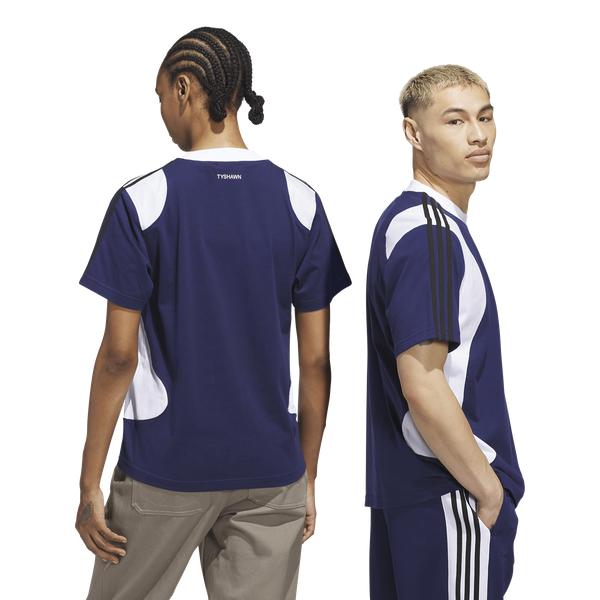 Adidas Skateboarding Tyshawn Tee Dark Blue - White-Black Sheep Skate Shop