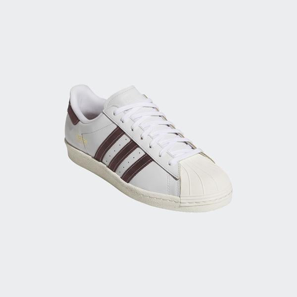 Adidas Superstar 80 ADV Crystal White - Shadow Red - Off White-Black Sheep Skate Shop