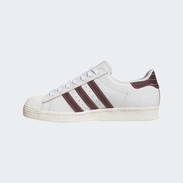 Adidas Superstar 80 ADV Crystal White - Shadow Red - Off White-Black Sheep Skate Shop