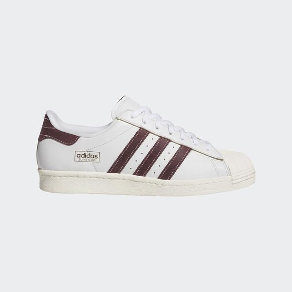 Adidas Superstar 80 ADV Crystal White - Shadow Red - Off White Black Sheep Skate Shop Adidas Superstar 80 ADV Crystal White - Shadow Red - Off White Black Sheep Skate Shop