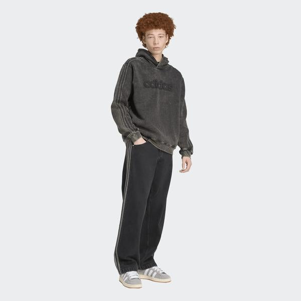 Adidas Vintage Wash Hooded Sweatshirt Black-Black Sheep Skate Shop