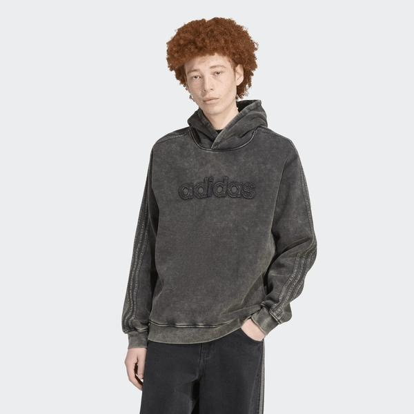 Adidas Vintage Wash Hooded Sweatshirt Black-Black Sheep Skate Shop