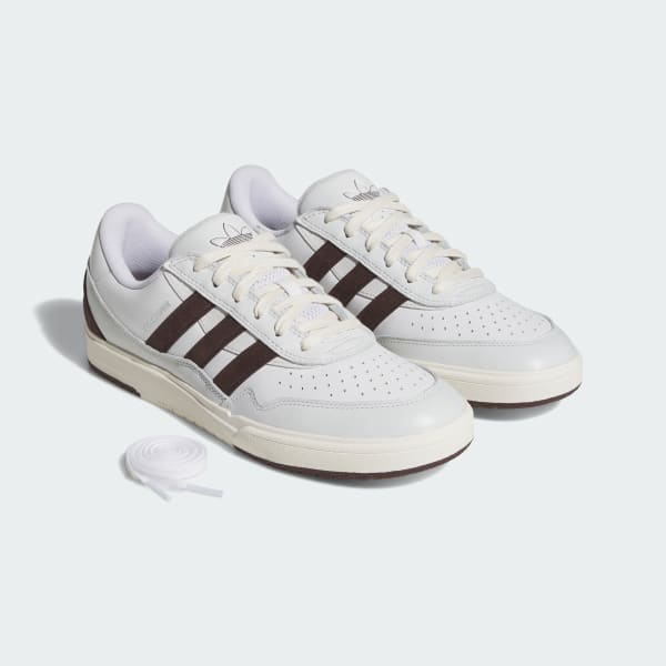 Adidas x Zach Saraceno Tyshawn II Low Crystal White / Shadow Brown / Off White-Black Sheep Skate Shop