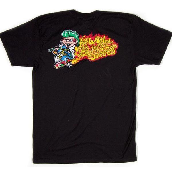 Andy Howell x Black Sheep Flame Tee Black-Black Sheep Skate Shop