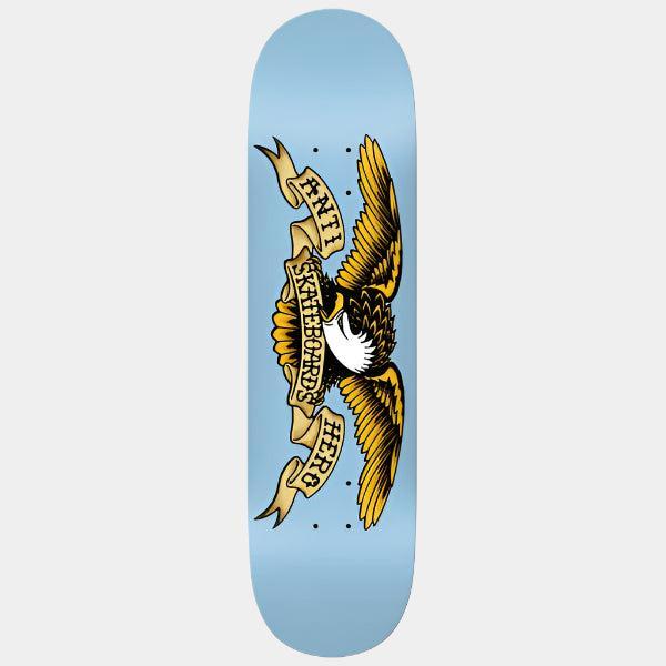 Anti Hero Classic Eagle Deck Larger 8.28" Light Blue-Black Sheep Skate Shop
