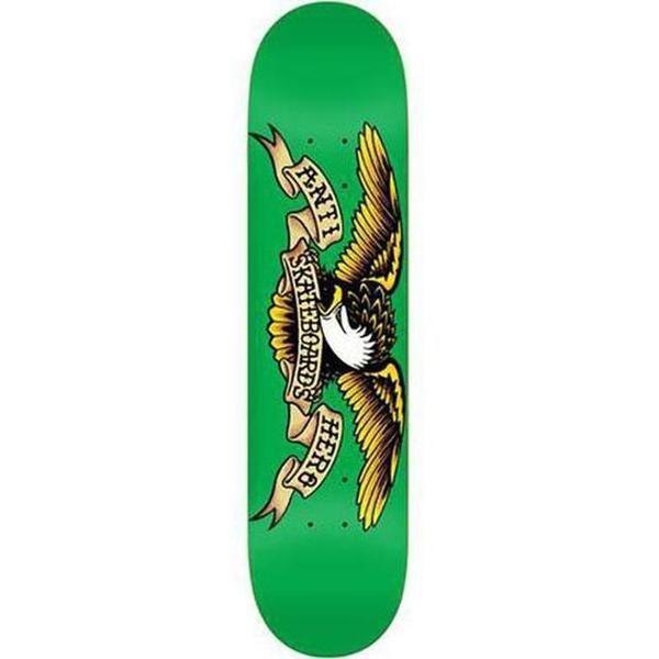 Anti Hero Classic Eagle Deck Medium 7.81" Green-Black Sheep Skate Shop