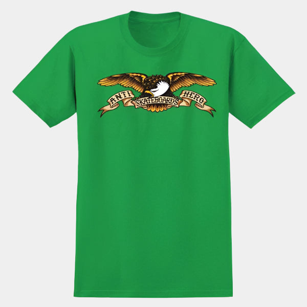 Anti Hero Eagle Tee Kelly Green-Black Sheep Skate Shop
