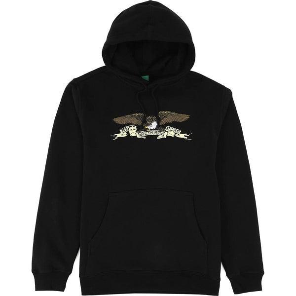 Anti Hero Kershnar Eagle Hoody Black-Black Sheep Skate Shop