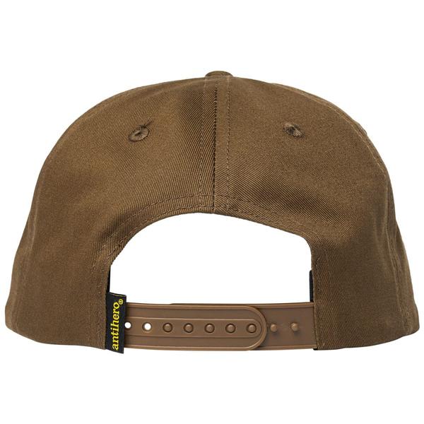 Anti Hero Skateboards Basic Eagle Snapback Hat Brown - Orange-Black Sheep Skate Shop