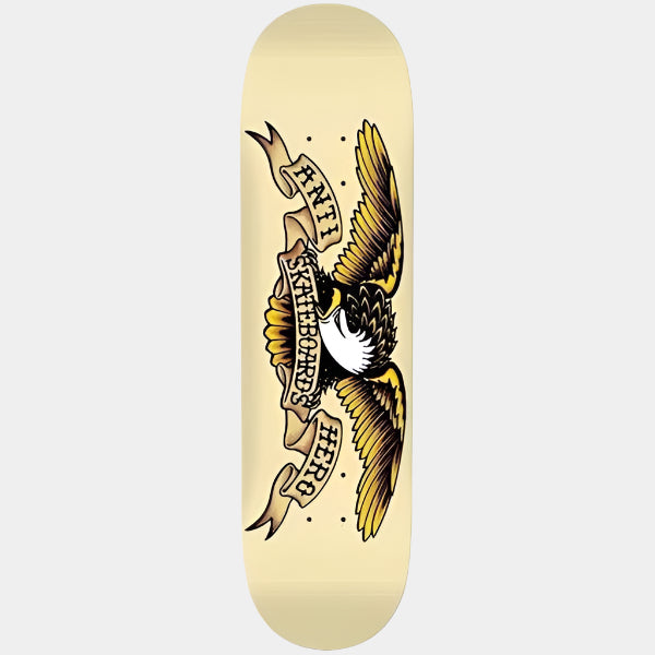 Anti Hero Skateboards Classic Eagle Deck 8.62" Cream-Black Sheep Skate Shop