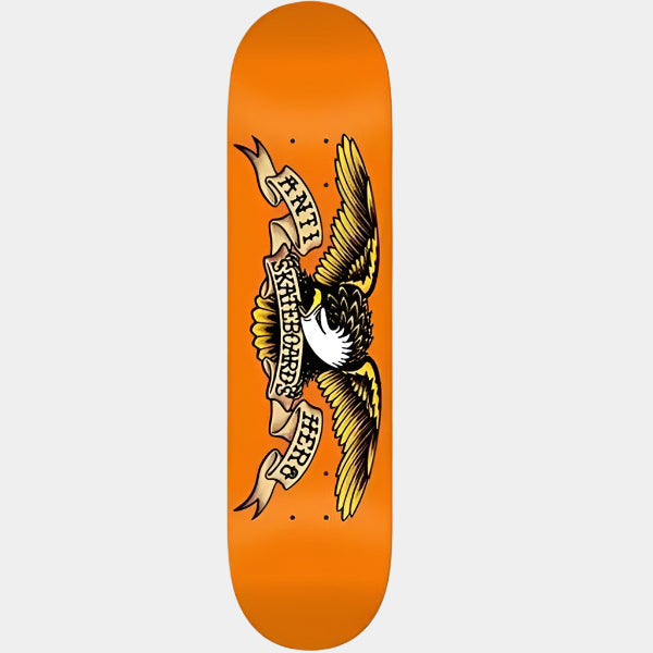 Anti Hero Skateboards Classic Eagle Deck 9.0" Orange-Black Sheep Skate Shop