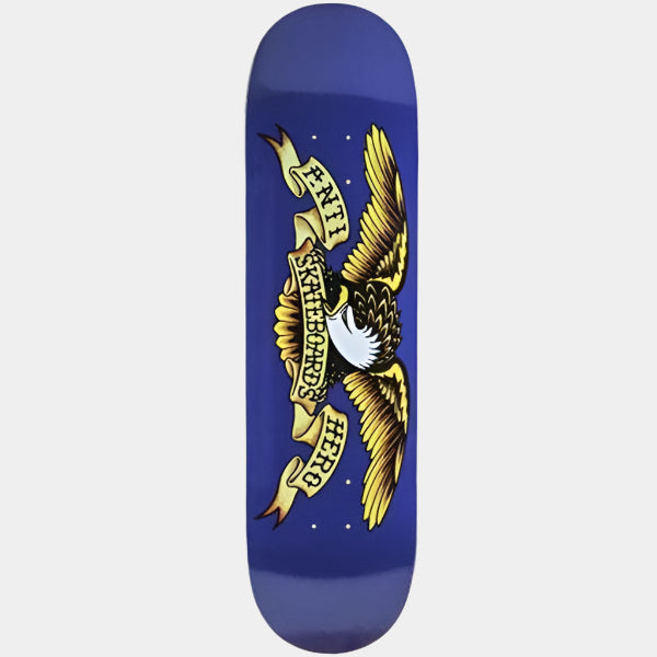 Anti Hero Skateboards Classic Eagle Deck X-Large 8.5" Navy-Black Sheep Skate Shop