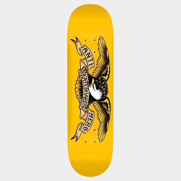 Anti Hero Skateboards Eagle DBX Basalt Deck 8.25" Yellow-Black Sheep Skate Shop