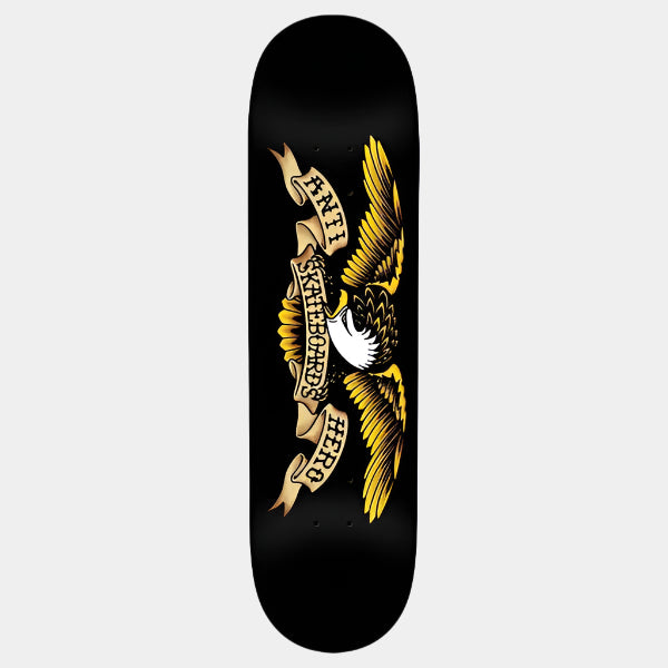 Anti Hero Skateboards Eagle DBX Basalt Deck 8.5" Black-Black Sheep Skate Shop