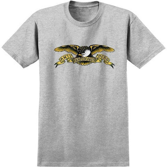 Anti Hero Skateboards Misregistered Eagle T-Shirt Grey-Black Sheep Skate Shop