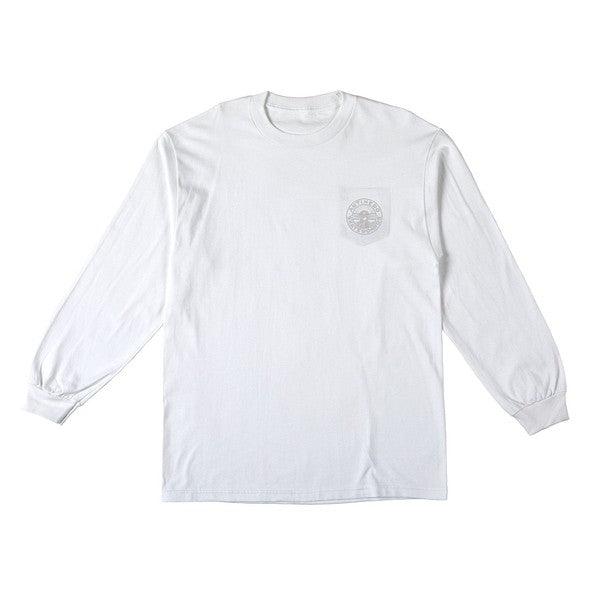 Anti Hero Stay Ready Long Sleeve Pocket T-Shirt White-Black Sheep Skate Shop