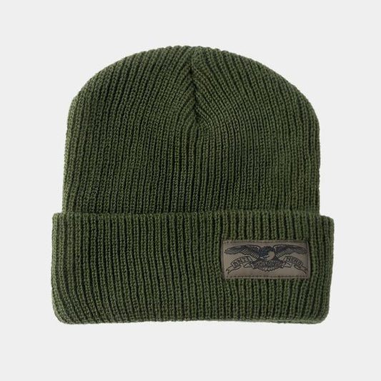 Anti Hero Stock Eagle Label Beanie Olive-Black Sheep Skate Shop