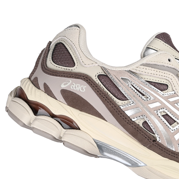 Asics GEL NYC Sportstyle Shoe Cocoa Powder - Pure Silver-Black Sheep Skate Shop