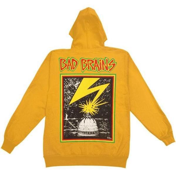Bad Brains Capitol Hooded Sweatshirt Yellow