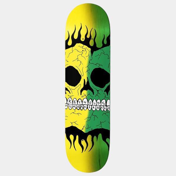 Baker Skateboards Andrew Reynolds Rasta Skull B2 Deck 8.38"-Black Sheep Skate Shop