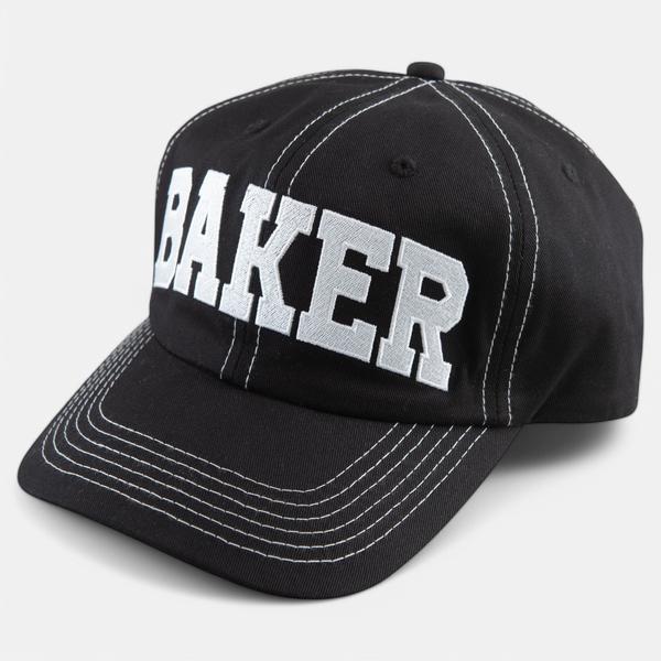 Baker Skateboards Apex Snapback Hat Black-Black Sheep Skate Shop