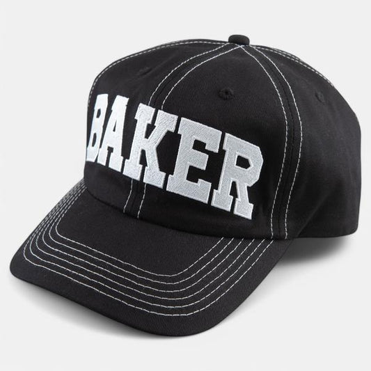 Baker Skateboards Apex Snapback Hat Black-Black Sheep Skate Shop