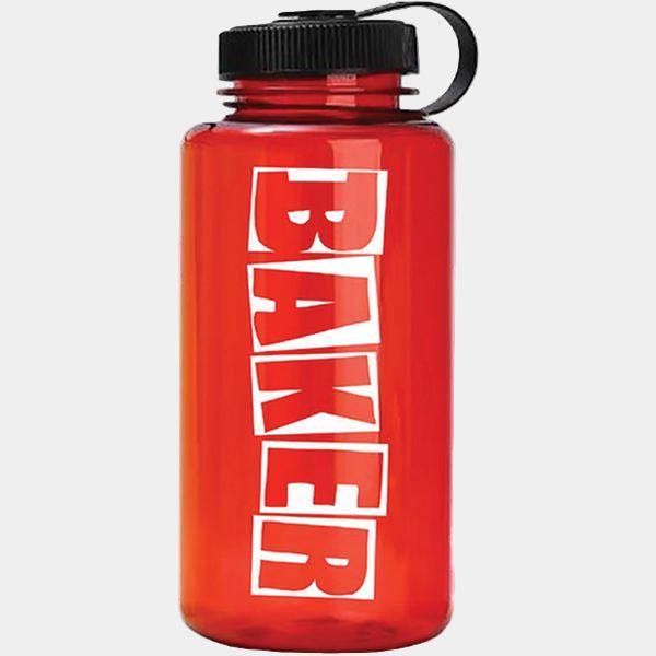 Baker Skateboards Brand Logo Water Bottle Red-Black Sheep Skate Shop