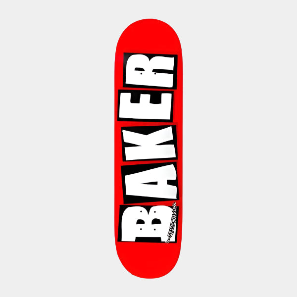 Baker Skateboards Brand Logo White Deck 8.0"-Black Sheep Skate Shop