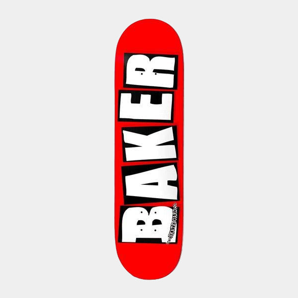 Baker Skateboards Brand Logo White Deck 8.25"-Black Sheep Skate Shop