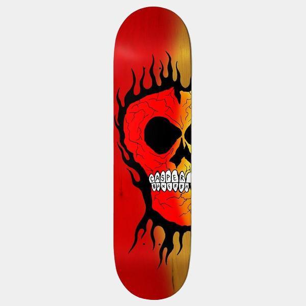 Baker Skateboards Casper Brooker Rasta Skull B2 Deck 8.5"-Black Sheep Skate Shop