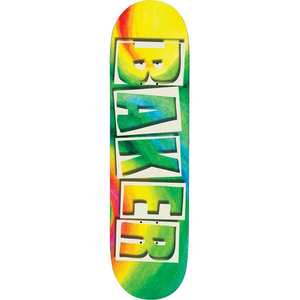 Baker Skateboards Riley Hawk Watercolor Logo Deck 8.25"-Black Sheep Skate Shop