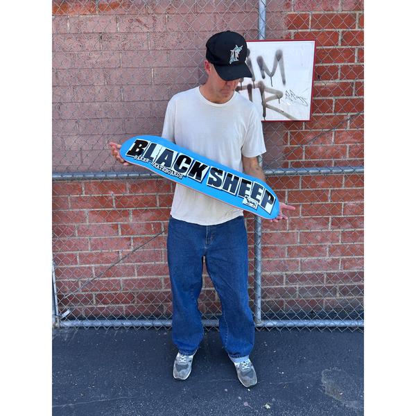 Baker Skateboards x Black Sheep Brand Logo Deck Carolina Blue-Black Sheep Skate Shop