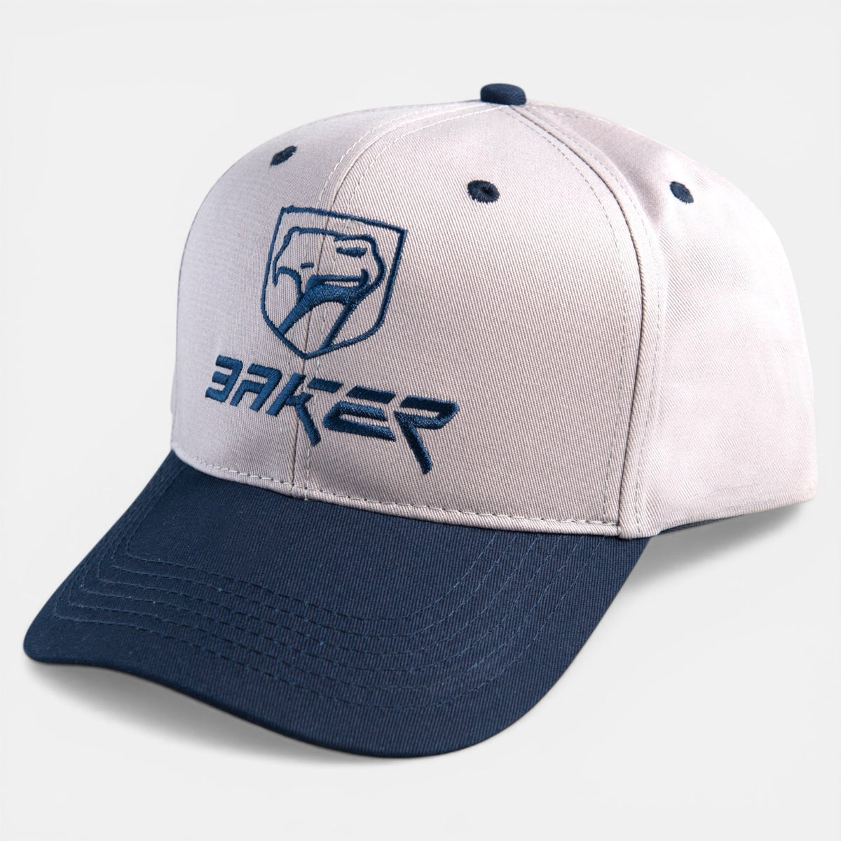 Baker Skateboards Viper Snapback Hat Grey - Navy